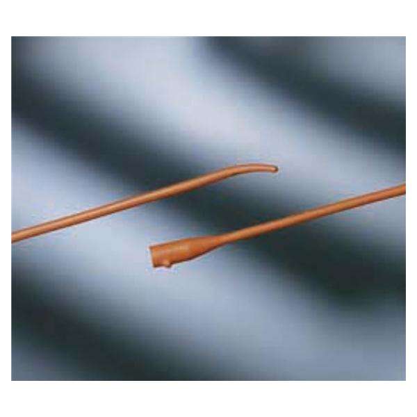 Catheter Intermittent 20Fr Coude Olive Tip Red Rubber 100/Ca